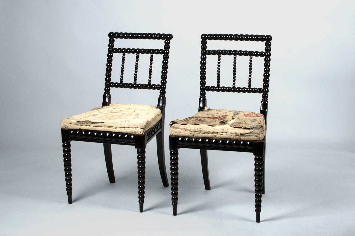 Stolar, bobbinchairs med proveniens